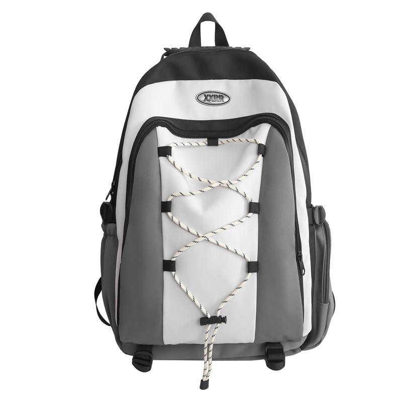 Новый японский рюкзак мужской рабочий стиль веревка большая вместимость парный водонепроницаемый студенческий школьная сумка женский