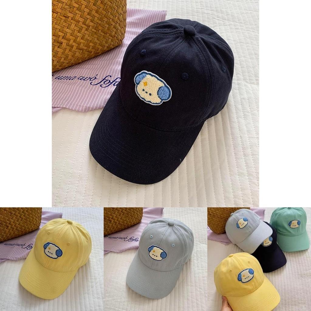 Charming Dog Design Baseball Cap For Women Adjustable Breathable Spring Summer