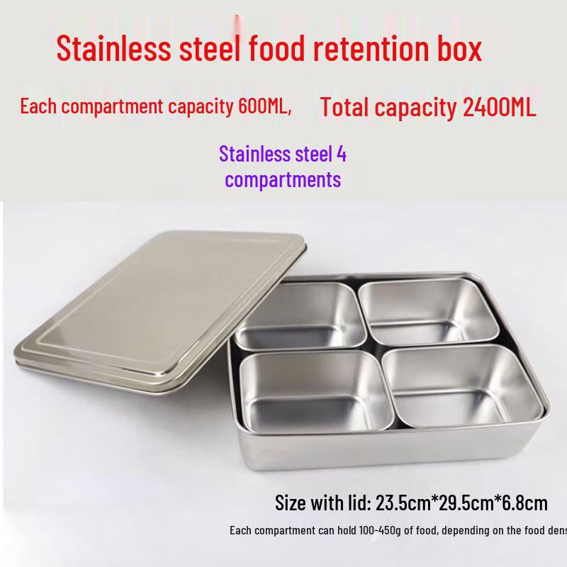 Homeglen Stainless Steel Food Storage Containers