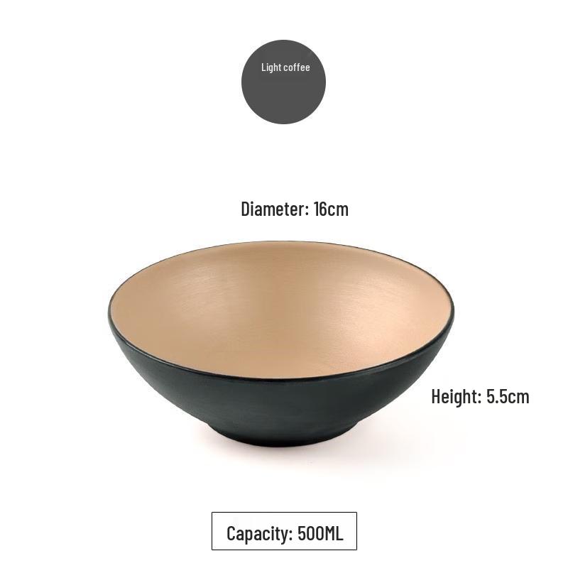 Leyongtu Japanese Style Melamine Noodle Bowl