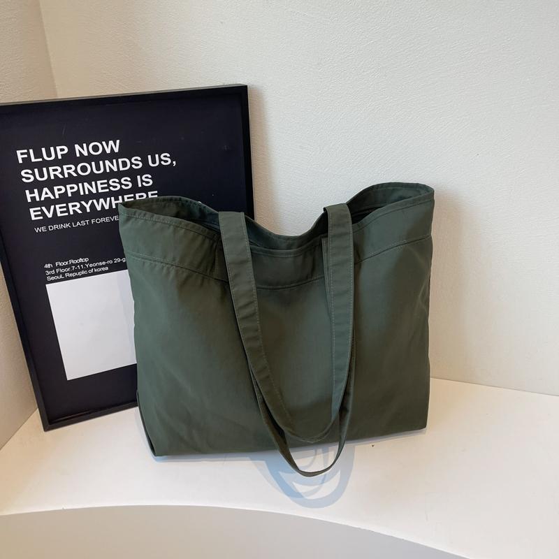 Student Class Shoulder Bag Women's Large Capacity Commuter Handbag Waterproof Tote Bag