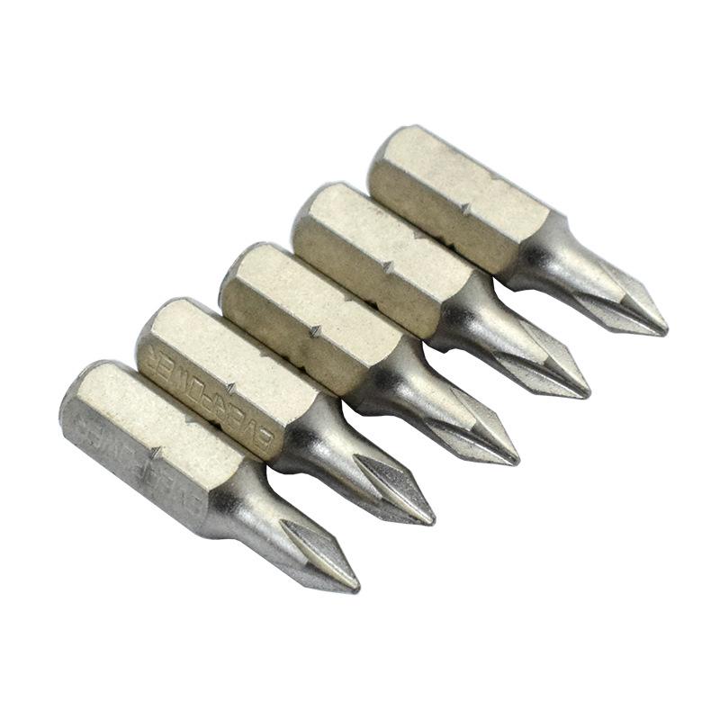 AIBOER C Series 6.3mm Phillips Screwdriver Bits, 25mm (5-Pack)