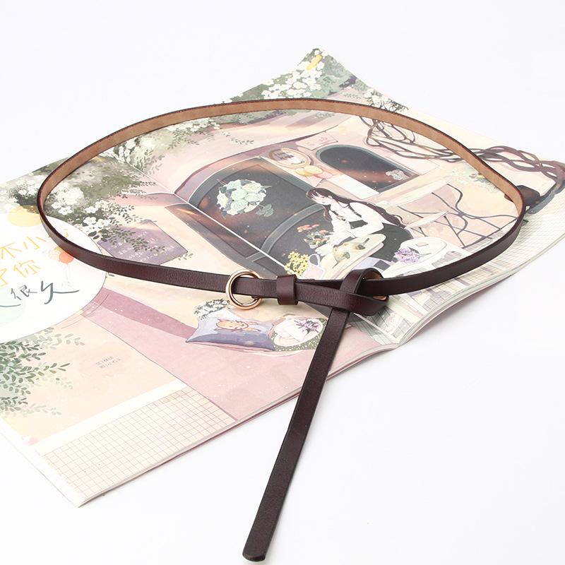 

Новая изысканная кожа для женщин, Двухслойная коровья кожа, Повседневный и универсальный ремень, Платье-свитер, Пальто, Декоративный ремень