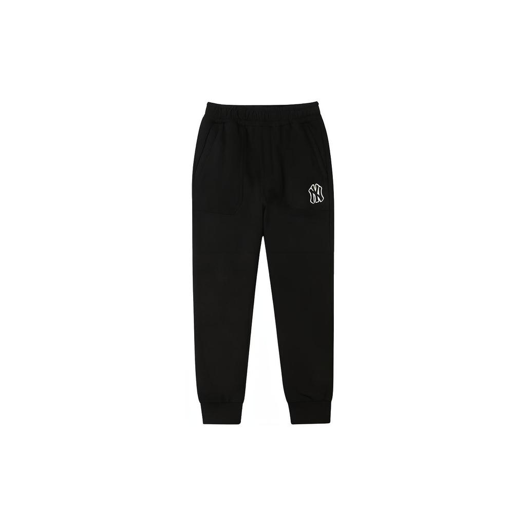 New MLB Knitted Sweatpants Unisex Black 31TP07061-50L