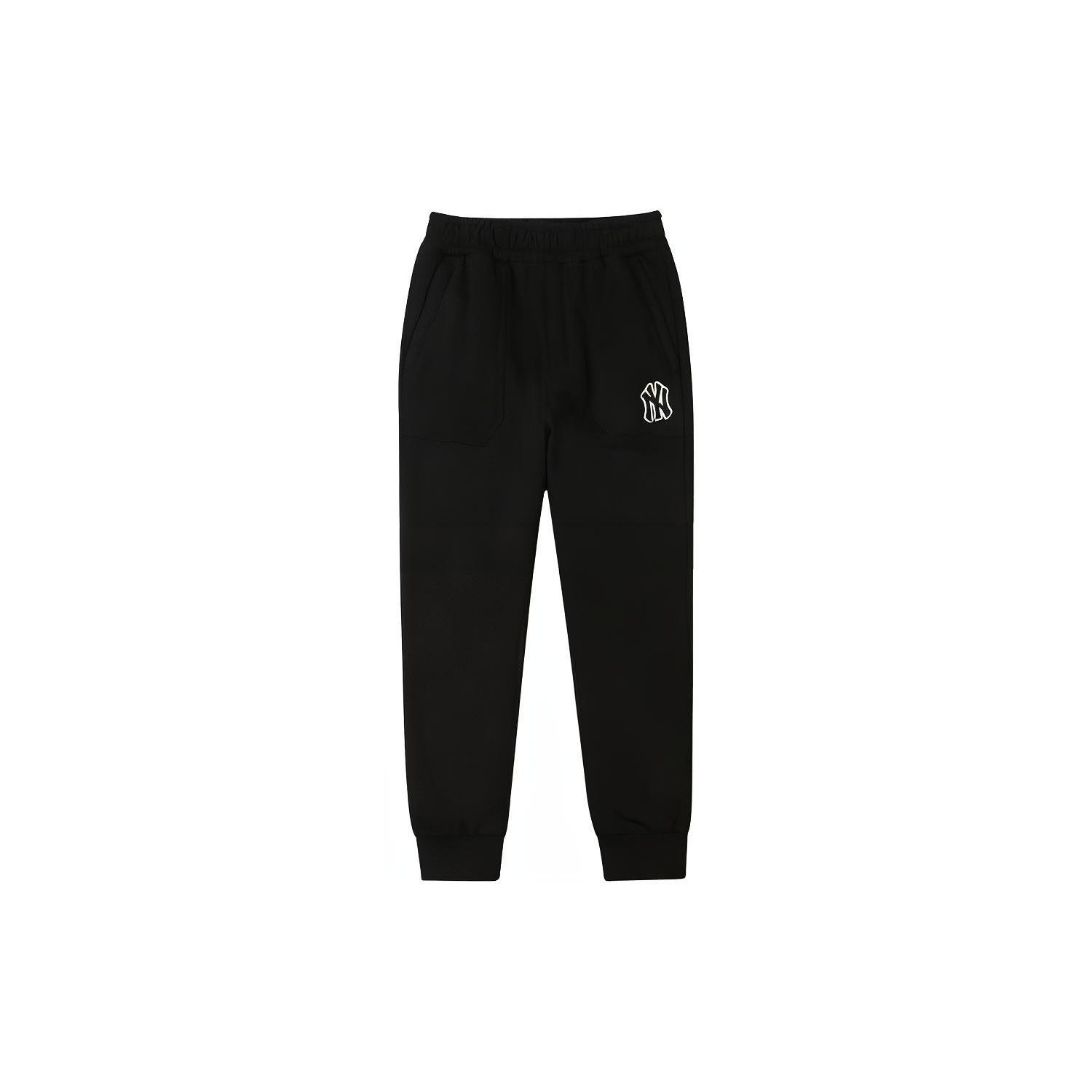 

New MLB Knitted Sweatpants Unisex Black 31TP07061-50L XL