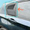 Triangular Rear Window For BMW 1 Series F20/118i/120i 2011 To 2019 Louvers Shutters Blinds Cover Trim Body Kit