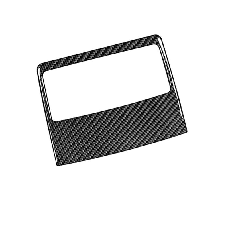 Rear AC Vent Cover Carbon Fiber Trim Frame Rear Air Conditioner Outlet Sticker for BMW 3 Series E90 E92 2005-2012