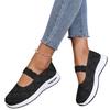 Damen Freizeit Slip-On Atmungsaktive Strick-Mesh-Sneaker Leichte Flexible Sohle Bequeme Gehschuhe für den Alltag