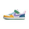 Court Borough Low RC BP Slip Resistant Abrasion Resistant Low Top Kids' Skateboarding Shoes White Purple Green FQ8378-902