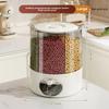 Rotary Rice Bucket Household Grains Storage Box Insect-Proof Moisture-Proof Sealed Rice Storage Tank