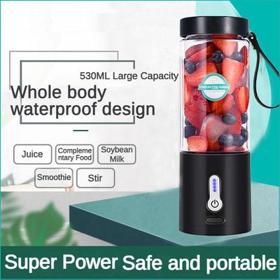 530ML Electric Fruit Juice Mixing Cup Mini Juicer Food Supplement Machine Portable Multifunctional USB Charging Juice Cup