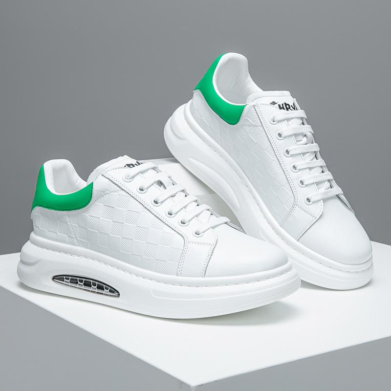 

Мужская обувь очень большого размера весна 2025 новая платформа повседневная обувь модная универсальная белая обувь корейская версия спортивной обуви тренд 44