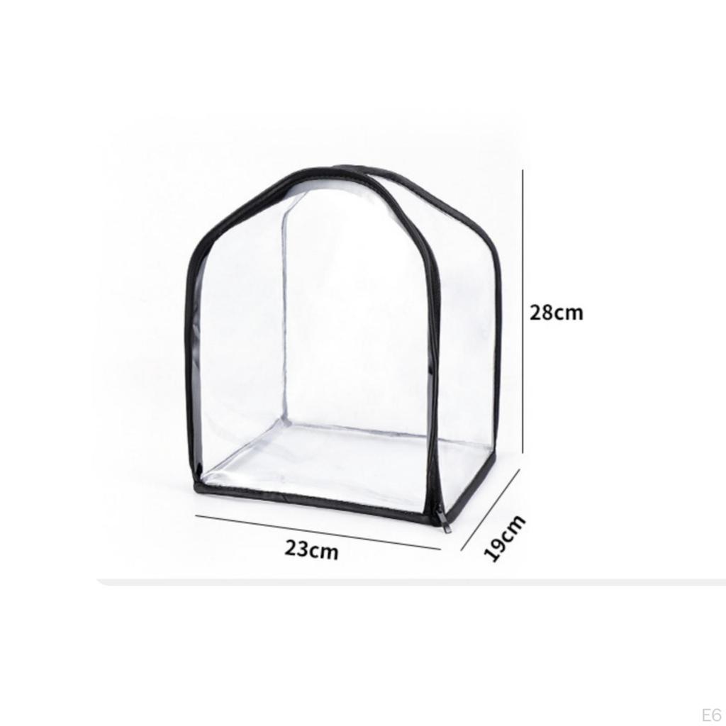 Handbag Storage Cover Transparent with Zipper Clear Purse Protector
