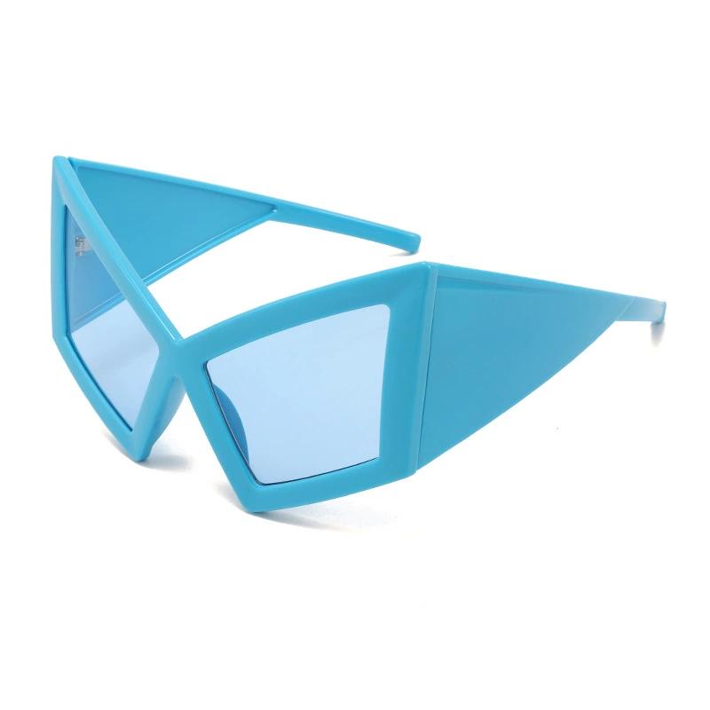 New Fashion Oversized Cat-Eye Glasses for Women and Men High-End Hip-Hop Style Eyewear Versatile Daily Trendy Accessory