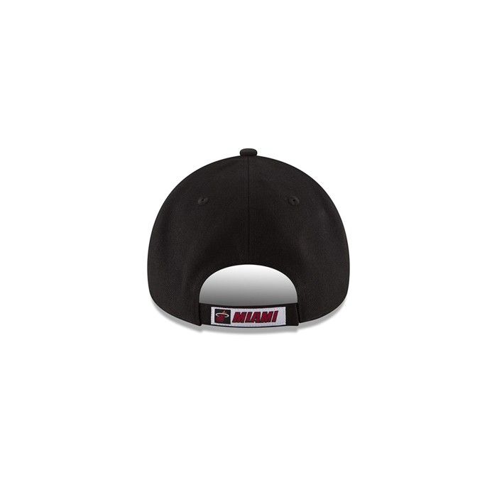 Casquette 9FORTY - New Era - NBA Miami Heat - Noir - 100% Polyester - Sportswear