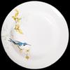 Green Spirit Bone China Soup Plate