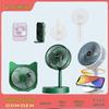 Five-Hole Mini Spray Fan: Portable, Folding, Clip-On, USB Chargeable Air Circulator with Light