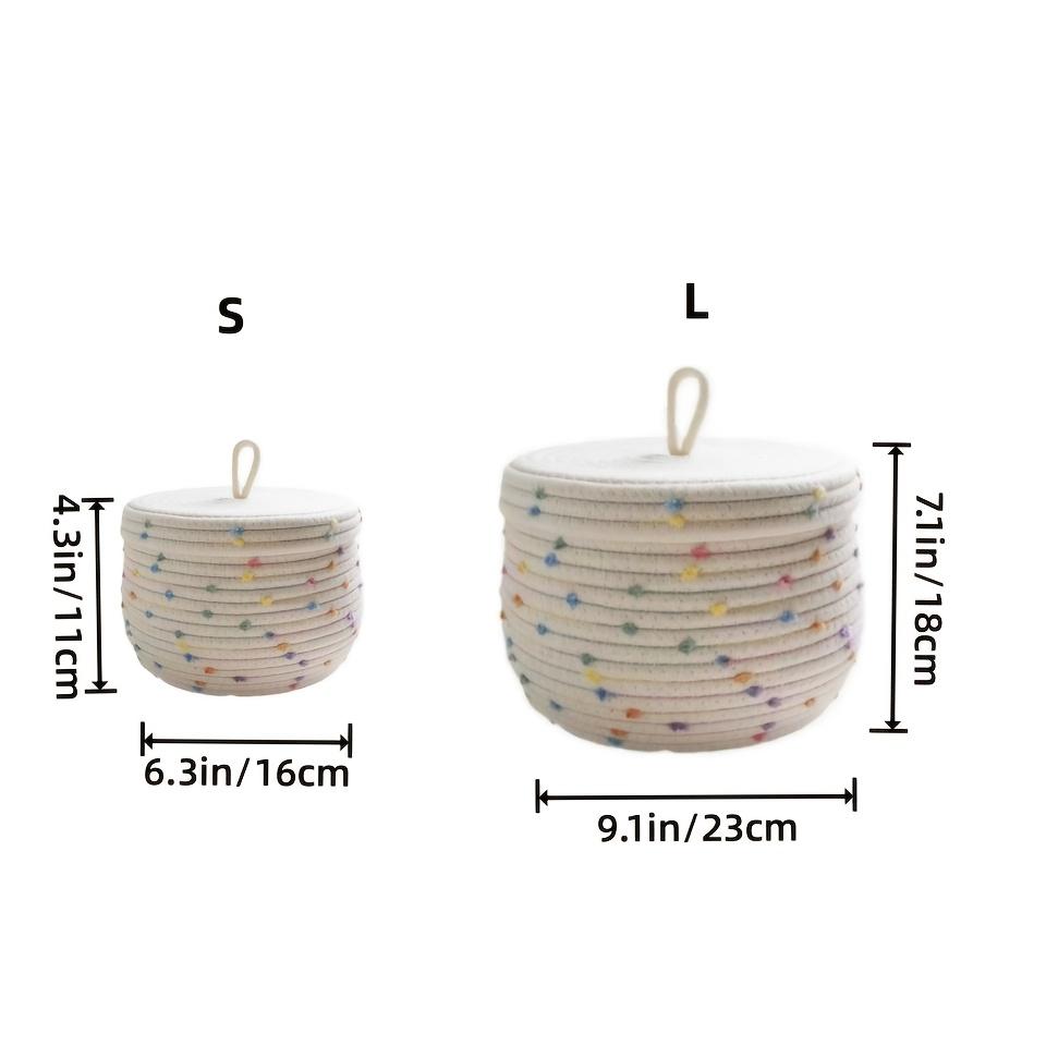 Christmas Home Essentials, Handmade Woven Storage Baskets with Lids, Healing Cluttered Christmas Corners, Gift Boxes for Organizing Gifts/decorative