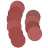 6 Inch Sanding Discs Red Sand Hook and Loop Sandpaper for Wood Metal Polishing Grinding 80 Grit 10 Pcs