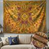 Vintage Floral Pattern Tapestry Wall Hanging Large Size Polyester Cloth, Living Room Bedroom Office Home Room Party Decoration, Can Be Hung from Ceili