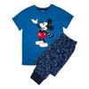 Disney Set Pijama Lungă cu Mânecă Scurtă, Camuflaj Mickey Mouse AOP, Distracție de Crăciun, pentru Băieți