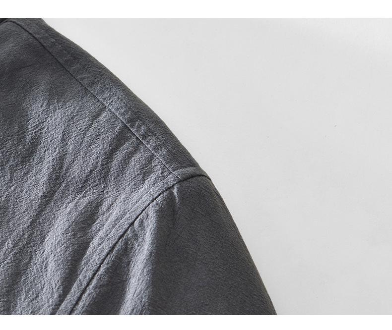 Retro Casual Men's Stand Collar Warm Cotton Jacket