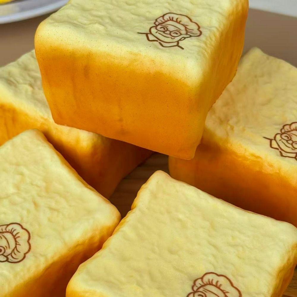 Moist Thick Simulated Bread Toast Squeeze Slow Rising Sensory Fidget Toy  Sensory