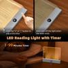 LED Reading Light Battery Powered Eye-Care Book Light Adjustable Portable Clip On Lamp for Study Desk Bedside Travel Bookworms