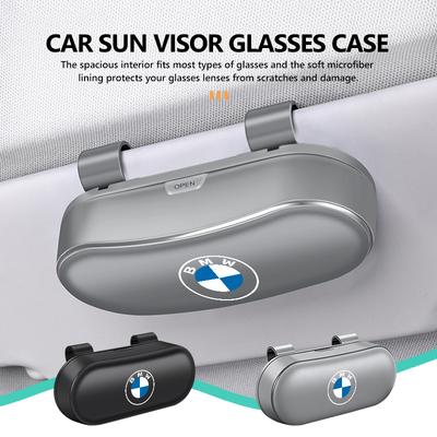 Car Interior Universal Sun Visor Sunglasses Storage Glasses Box For M Performance Alpina M3 M5 M6 X1 X3 X4 X5 G20