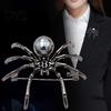 Alloy Animal Brooch 1/2Pcs 3D Spider for Halloween, Horror Dark Style Accessory Lapel Pin, Clothes Jackets Backpacks Costume Accessories Halloween