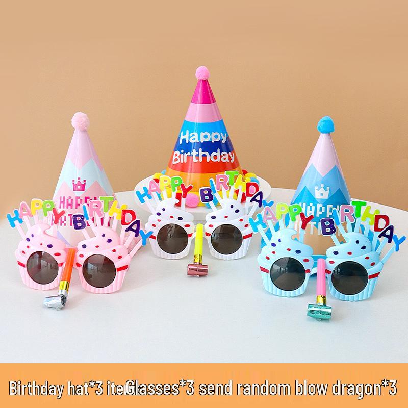 2025 Birthday Hat for Kids & Adults - First Birthday Party, Photo Props, Cake Hat