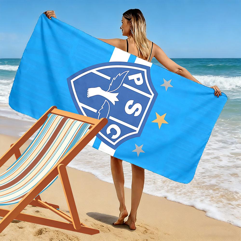 Blue Shield PSC Beach Towel Beach Towel Quick-drying for Travel Outdoor Sports Jogging Beach and Swimming