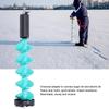 49cm Elektrischer Eisbohrer Eisbohrer zum Angeln Elektrisch Nylon Kabellos Mit Positionierungsbohrer Nylon Schwimmendes Eisbohrerset
