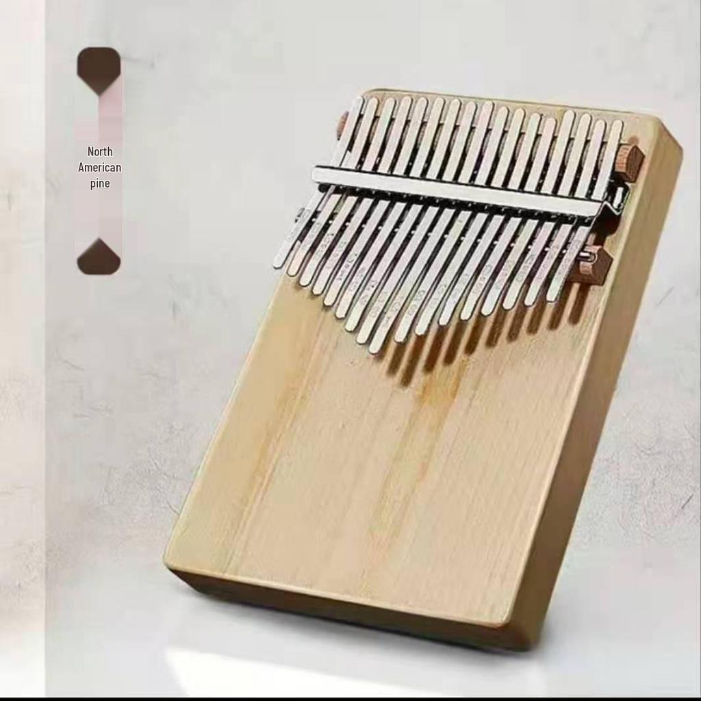Grenzüberschreitende Kalimba: 17/21-Ton Daumenklavier mit Aufkleber-Etikett