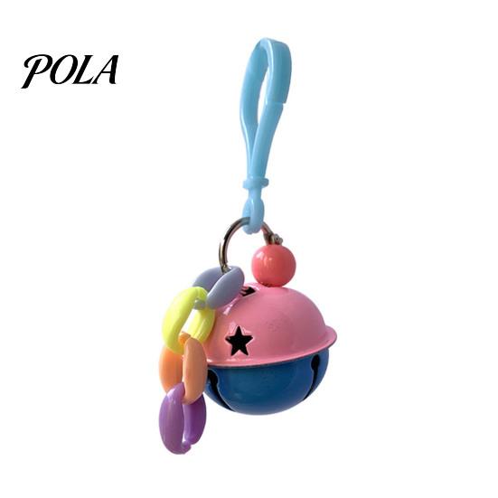 Bird Cage Toy Parrot Bell Toy, Large with Colorful Chain, Chew Anxiety Relief for Budgie Parakeet Cockatiel Conure Lovebird Hanging