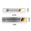 Für VOLKSWAGEN VW Auto Styling 3D Aluminium Emblem Aufkleber Auto Karosserie Kofferraum Dekoration Aufkleber Für Volkswagen VW GOLF Polo Tiguan VW