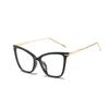 Cat Eye Glasses Retro Women's Sunglasses Extra Large Transparent Lenses Elegant Daily Travel Use