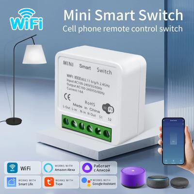 Tuya Smart WiFi Drahtlose Schalter RF433Mhz App Timer Ein/Aus Alexa Google Home Sprach Steuerung Intelligente und Bequem Home