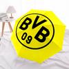 BVB, Dortmund Automatic Opening and Closing, 8 Rib Structure Portable Umbrella, Suitable for Men and Women In All Seasons  Perfect Gift for