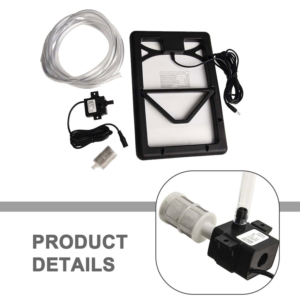Easy To Install 12V Submersible Pump Fish Pond Pump Solar Water Pump Low Noise