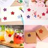 500-Count Colorful Pentagram Star Laser Stickers: Self-Adhesive Labels for Decorative Children's DIY Projects