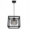HANGING LAMP CAGE ELEGANT GLASS BALL