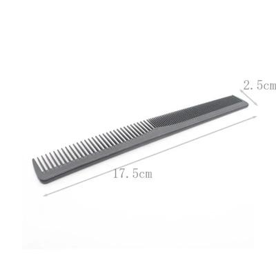 5 bucăți tăiere fină dinți lați păr frizer din fibră de carbon pieptene de coafură pentru salon, rezistent la căldură, pieptene de îngrijire