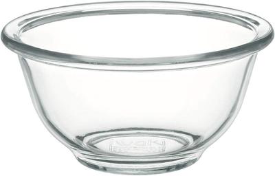 Iwaki AGC Techno Glass Heat Resistant Glass Bowl Round 250ml Outer Diameter Safe Wide Mouth Design for Easy Mixing of Ingredients Low Center of