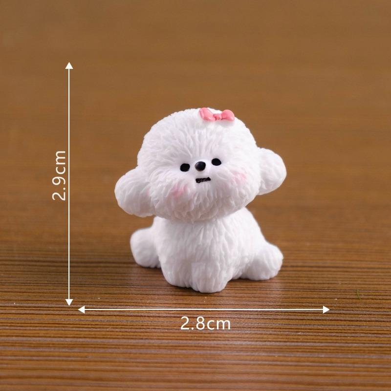 

Милый Плюшевый Пес Плюшевые Игрушки Кукольный Дом Украшения Подвесные Аксессуары Настольный Микро-ландшафт Автомобиль Маленькие Украшения 6#