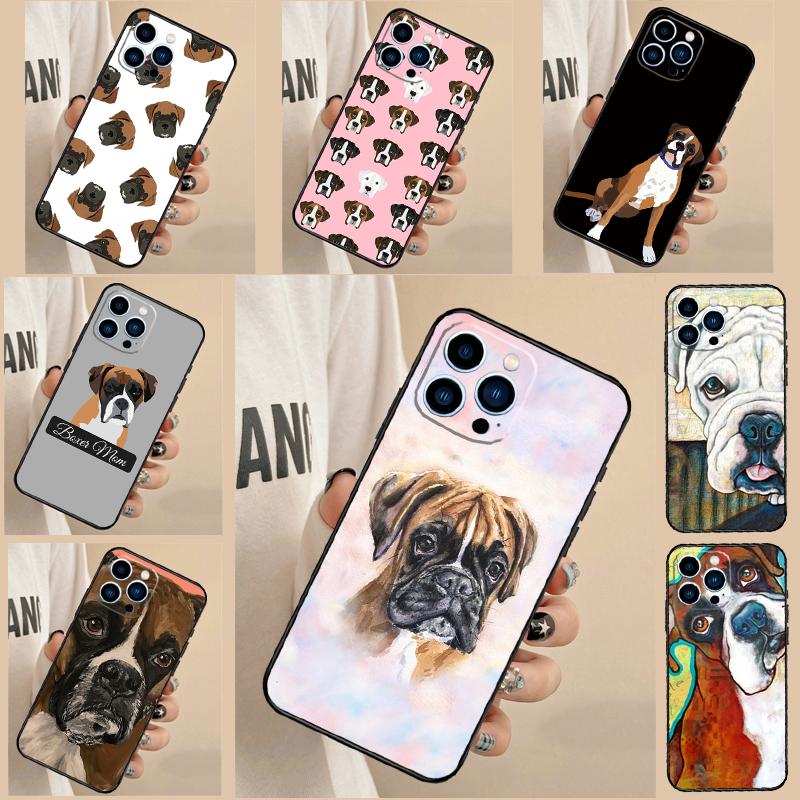 Boxer Dog Case For OnePlus 13T 13R 12 12R 15 13 11 10 10T 8T Nord CE 2 3 4 Lite N20 N30 Nord 5 Cover