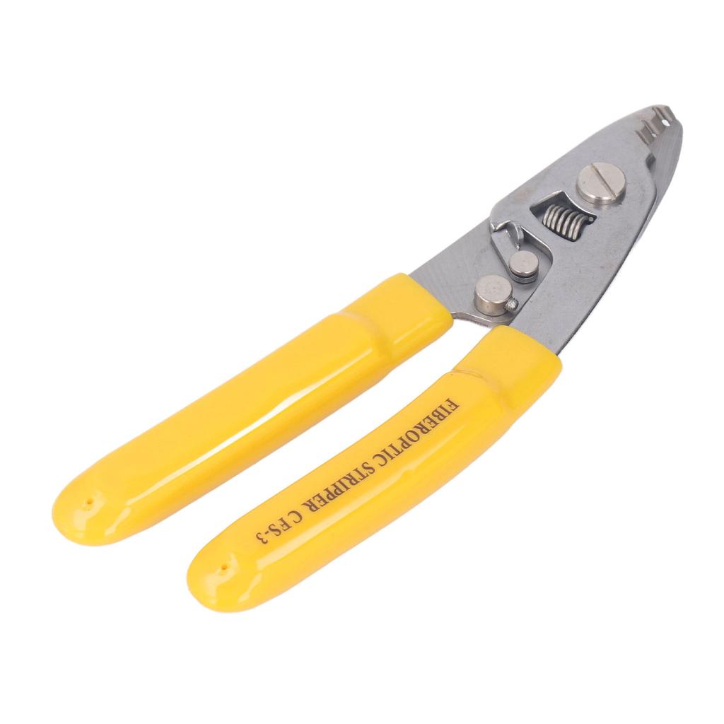 Fiber Optic Stripper Stainless Steel 3 Port Hole Cable Wire Stripping Tool CFS‑3