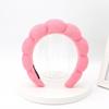 Femmes Filles Éponge Co Spa Maquillage Bulle Bandeau Éponge Bouffant Rétro Bandes Cheveux Doux Bandeau Couvre-chef