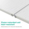 Foldable Bathtub Cover Cover, 63x31.5in Waterproof Bath Insulation Tray, PVC Shutter Dust Board Lid Fit Most Tubs for Home Bathtubs Bathroom
