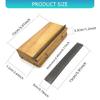 Fret Crown File 3/23/35 Degrees Precisions Guitar Repair Tool Wood Texture for Removing Burrs and Smoothing Fretboard